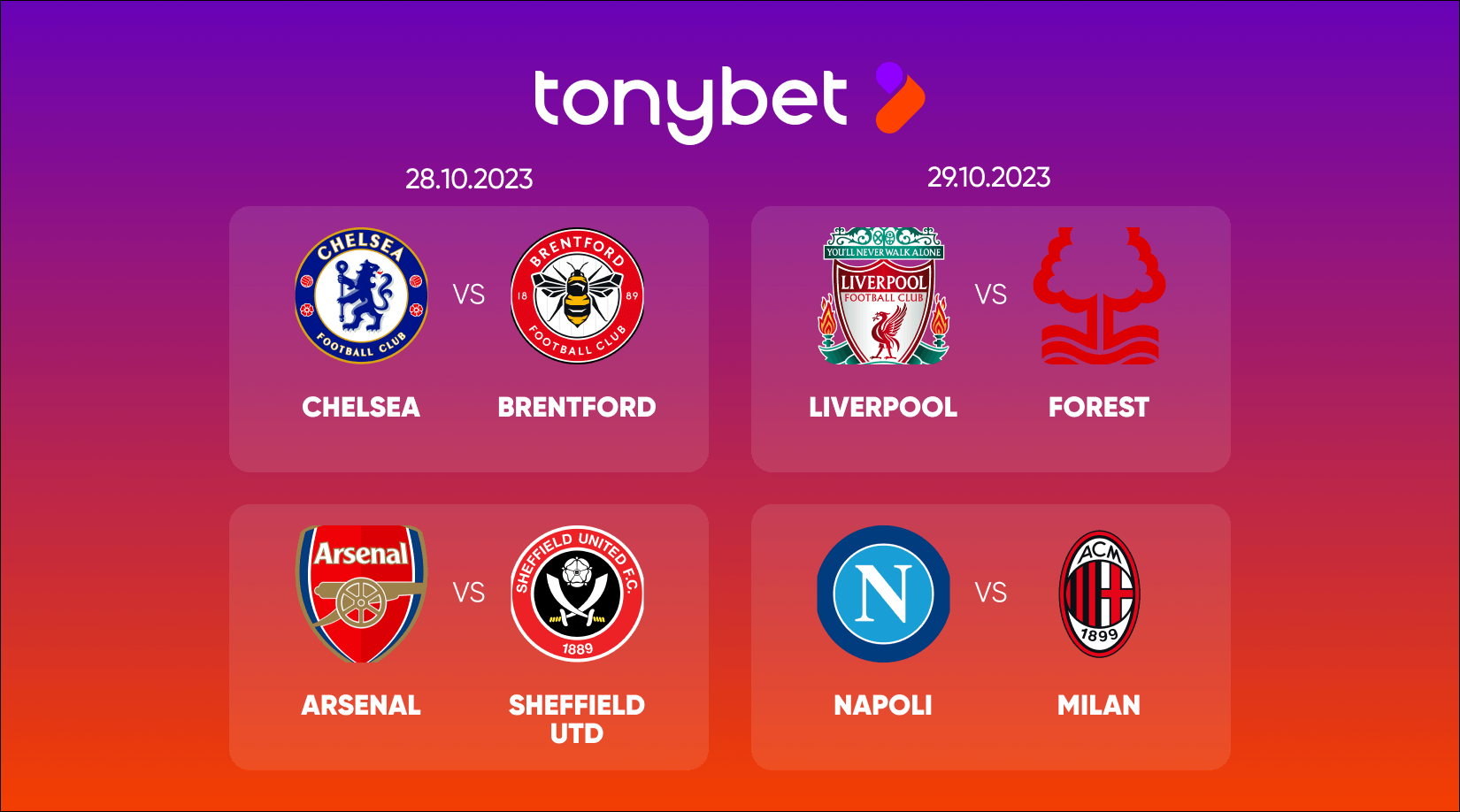 European Weekend Match Predictions. Chelsea – Brentford, Arsenal – Sheffield Utd, Liverpool – Forest, Napoli – Milan