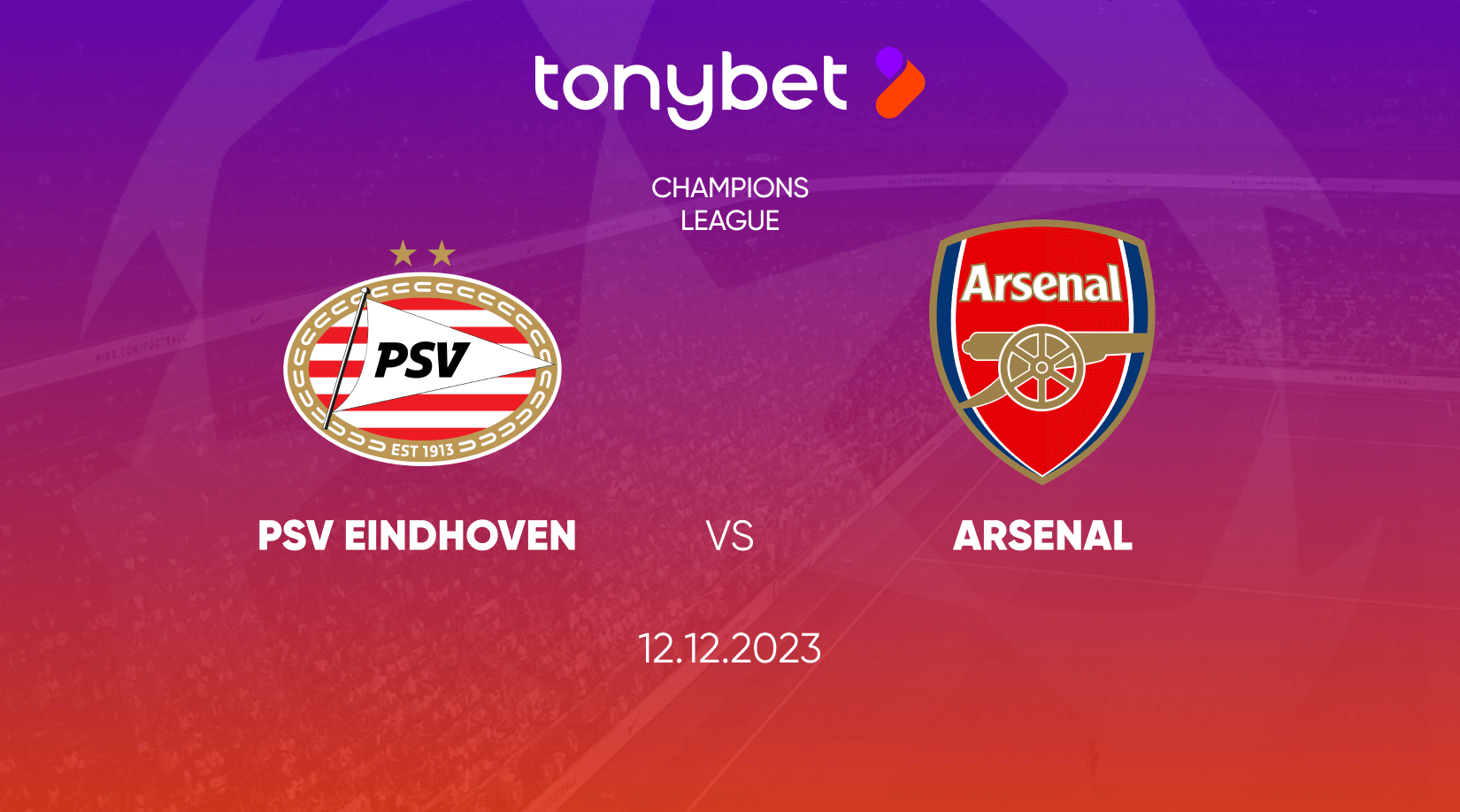 PSV Eindhoven vs Arsenal Prediction, Odds and Betting Tips 12/12/2023