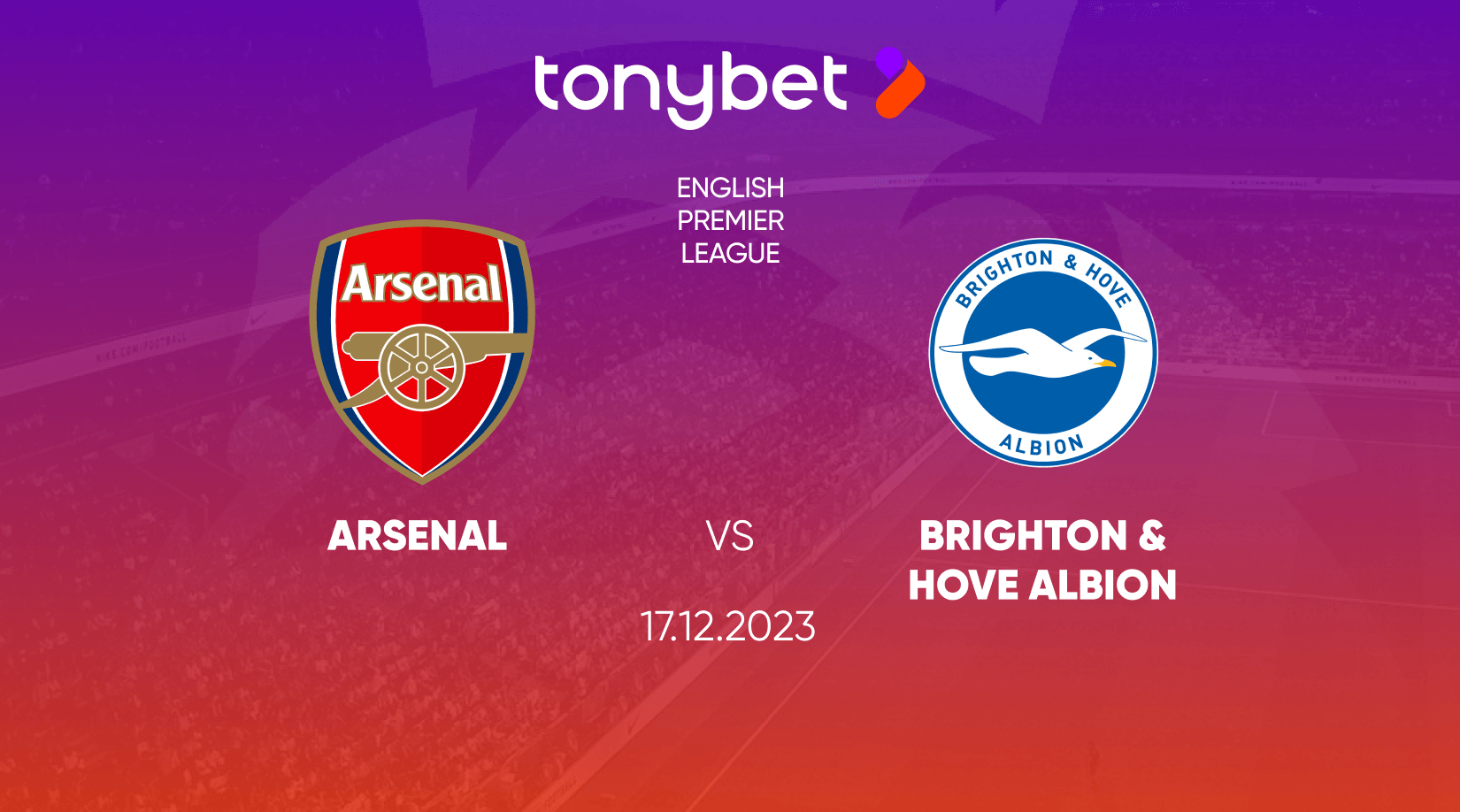 Arsenal vs Brighton Prediction, Odds and Betting Tips 17/12/2023