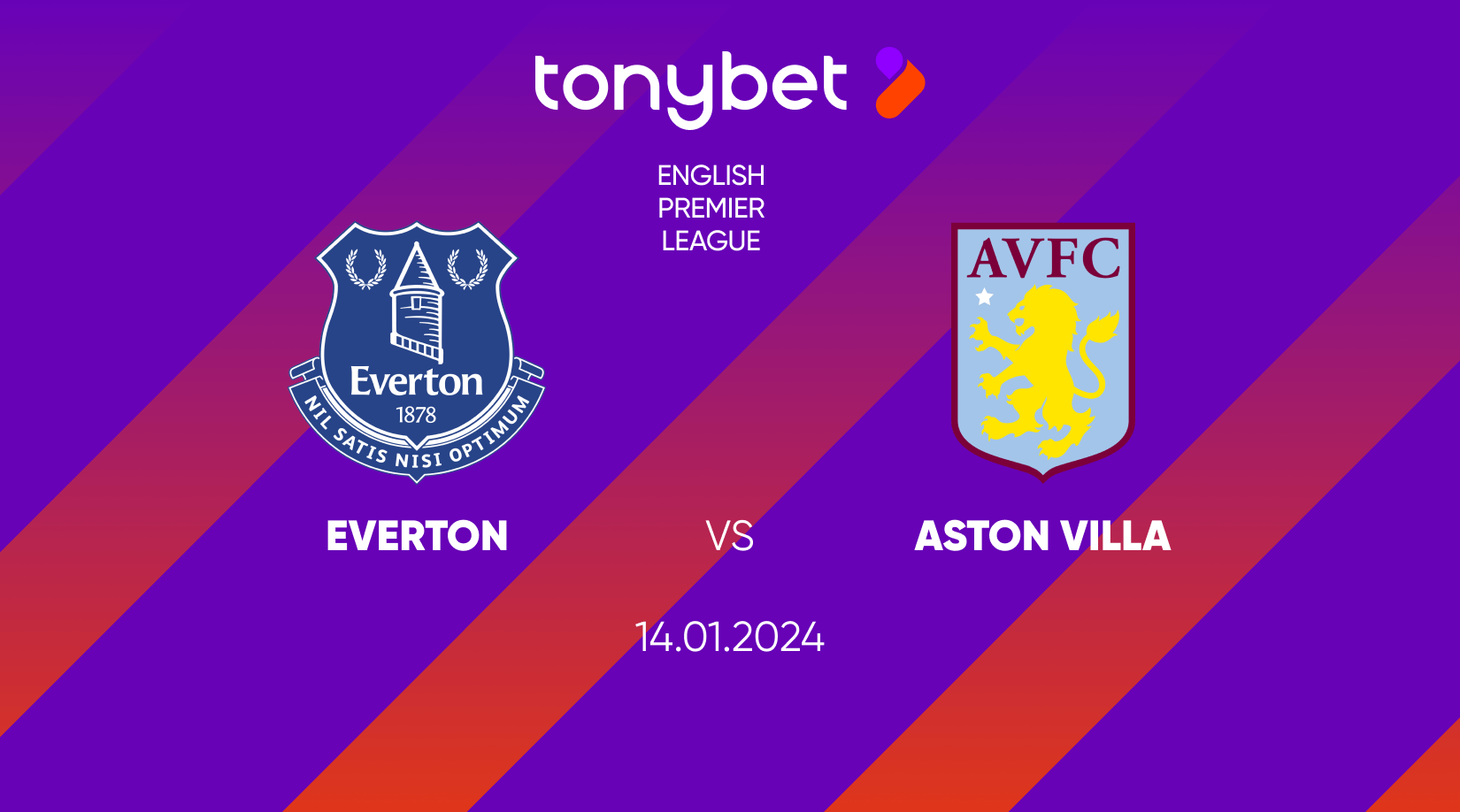 Everton vs Aston Villa Prediction, Odds and Betting Tips 14/01/2024