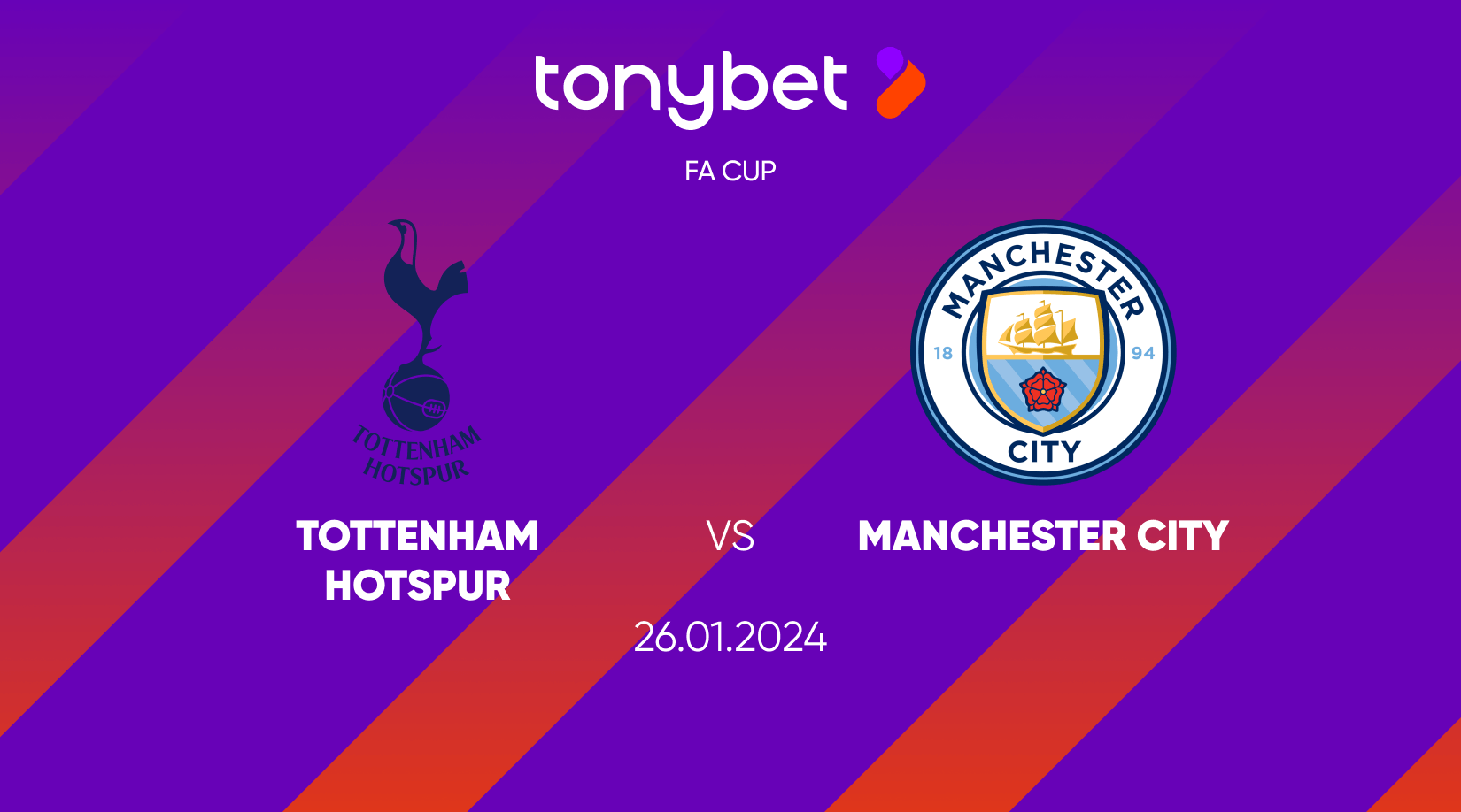 Tottenham vs Manchester City Prediction, Odds and Betting Tips 26/01/2024