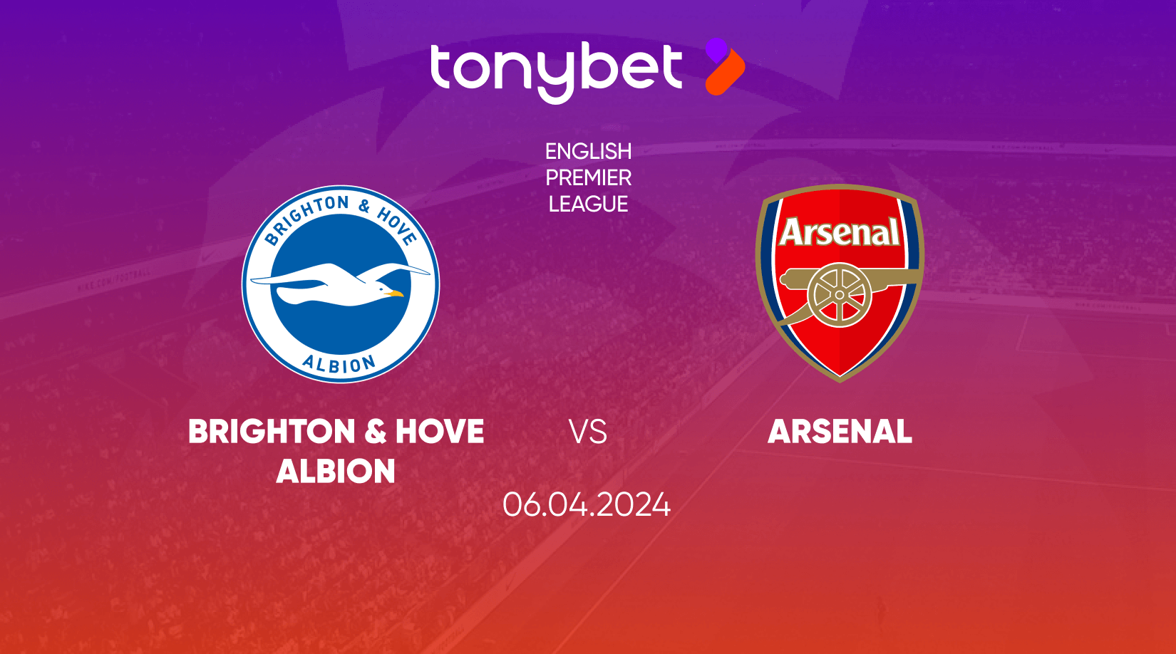 Brighton & Hove Albion vs Arsenal Prediction, Odds and Betting Tips 06/04/2024