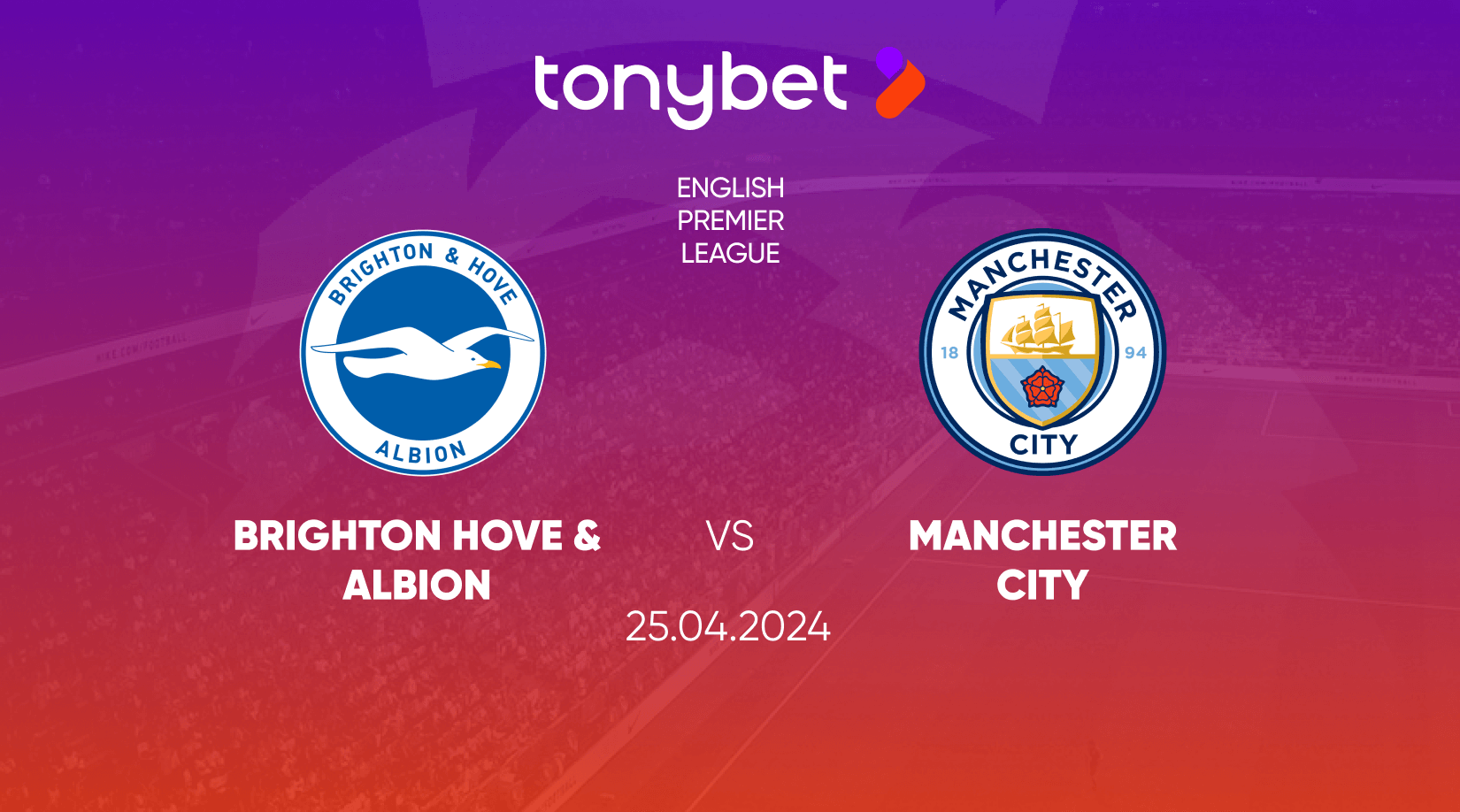 Brighton Hove & Albion vs Manchester City, Prediction, Odds and Betting Tips 25/04/2024