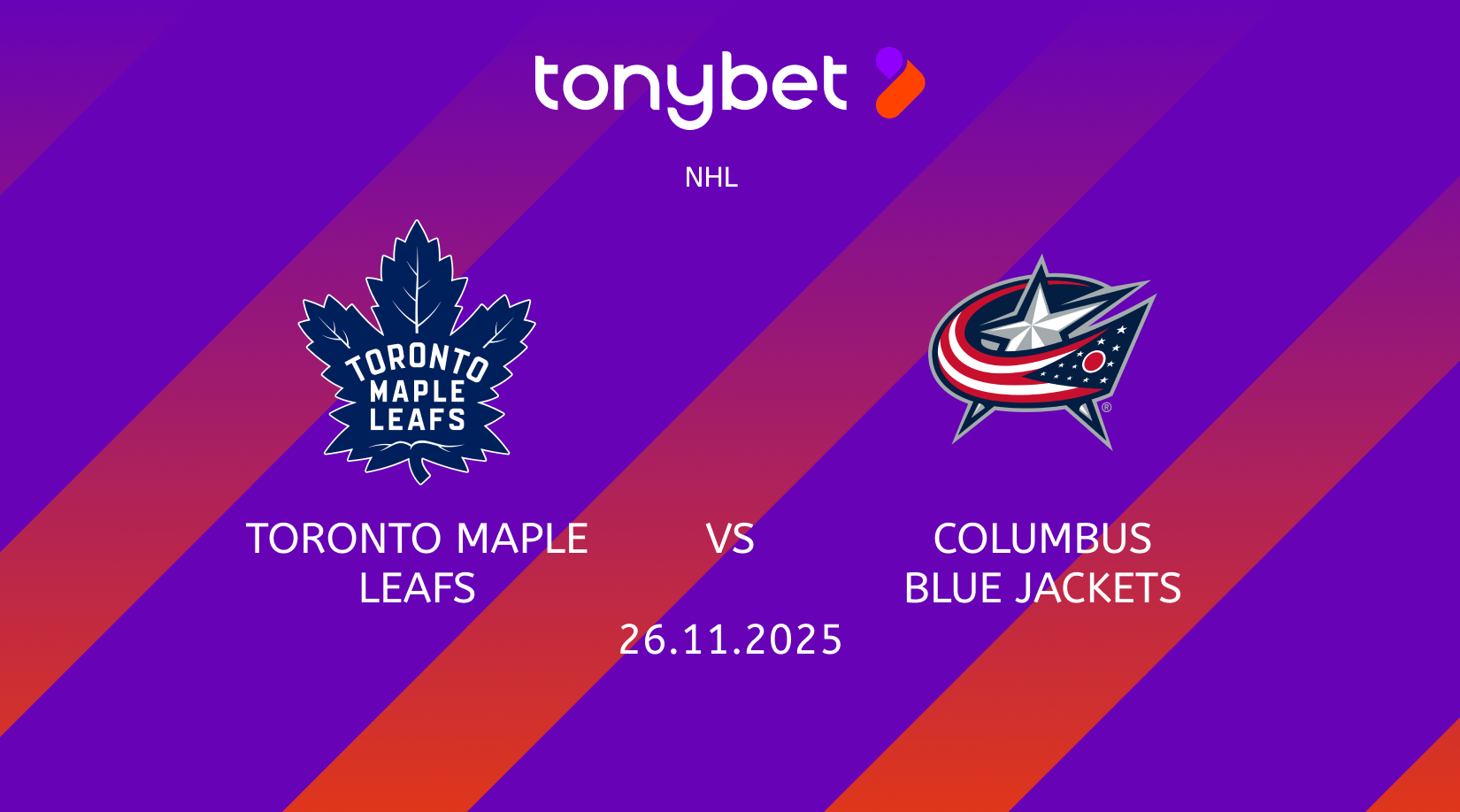 Toronto Maple Leafs vs Columbus Blue Jackets Prediction: Moneyline, Props & SGP. 26.11.25