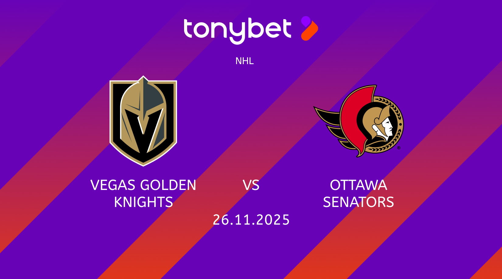 Vegas Golden Knights vs Ottawa Senators Prediction: Moneyline, Props & SGP. 11.26.2025