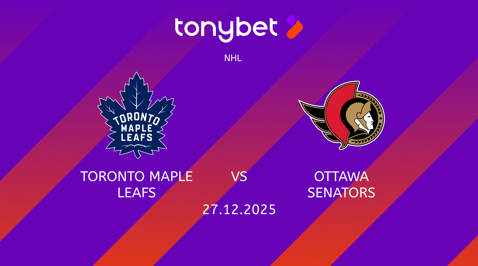 Toronto Maple Leafs vs Ottawa Senators Prediction: Moneyline, Props & SGP (Dec 27)