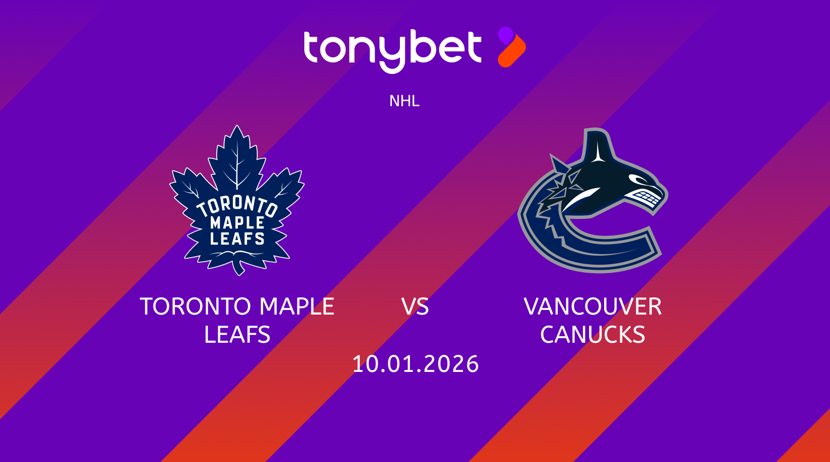 Toronto Maple Leafs vs Vancouver Canucks Prediction: Moneyline, Props & SGP (Jan 10)
