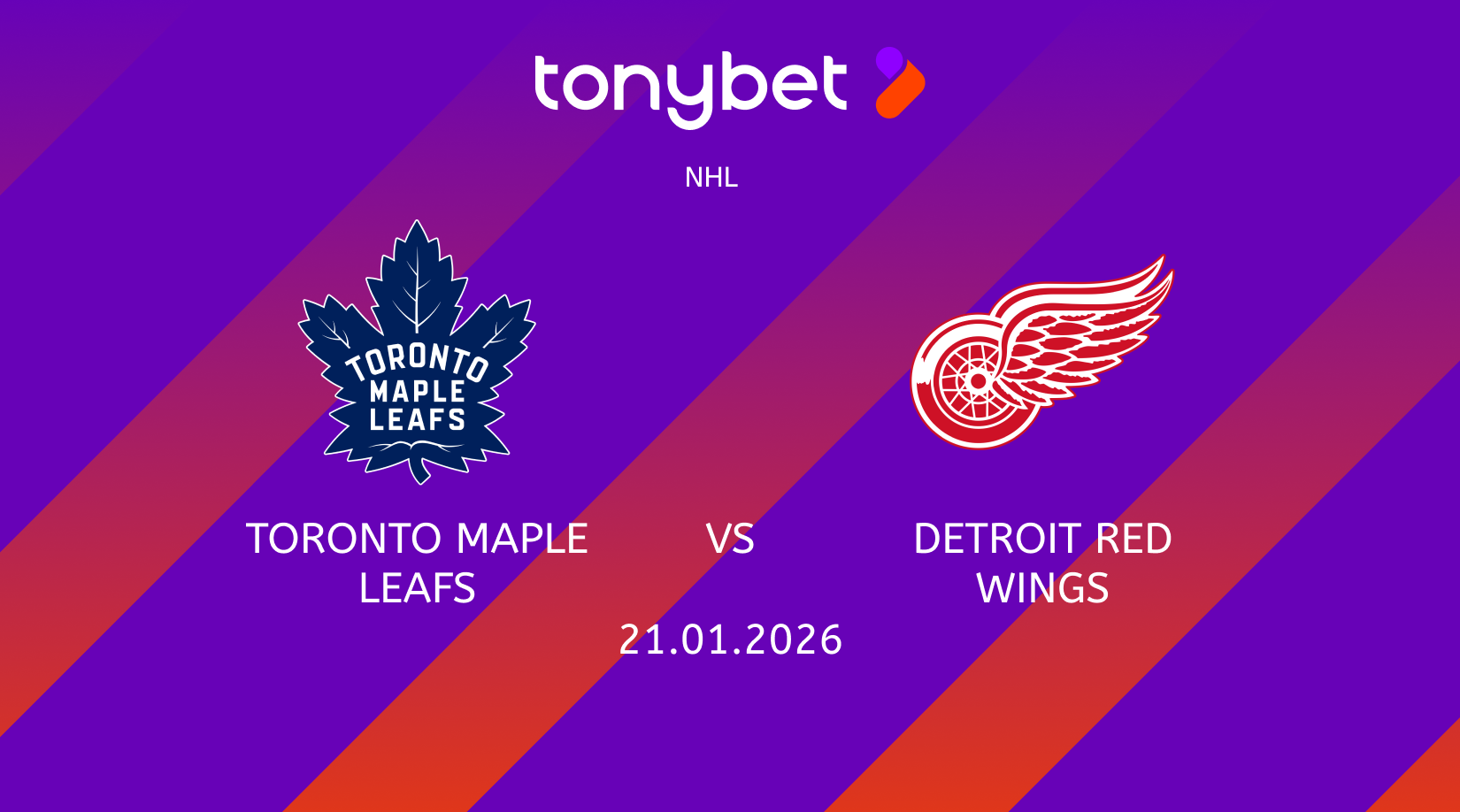 Toronto Maple Leafs vs Detroit Red Wings Prediction: Moneyline, Props & SGP (Jan 21)
