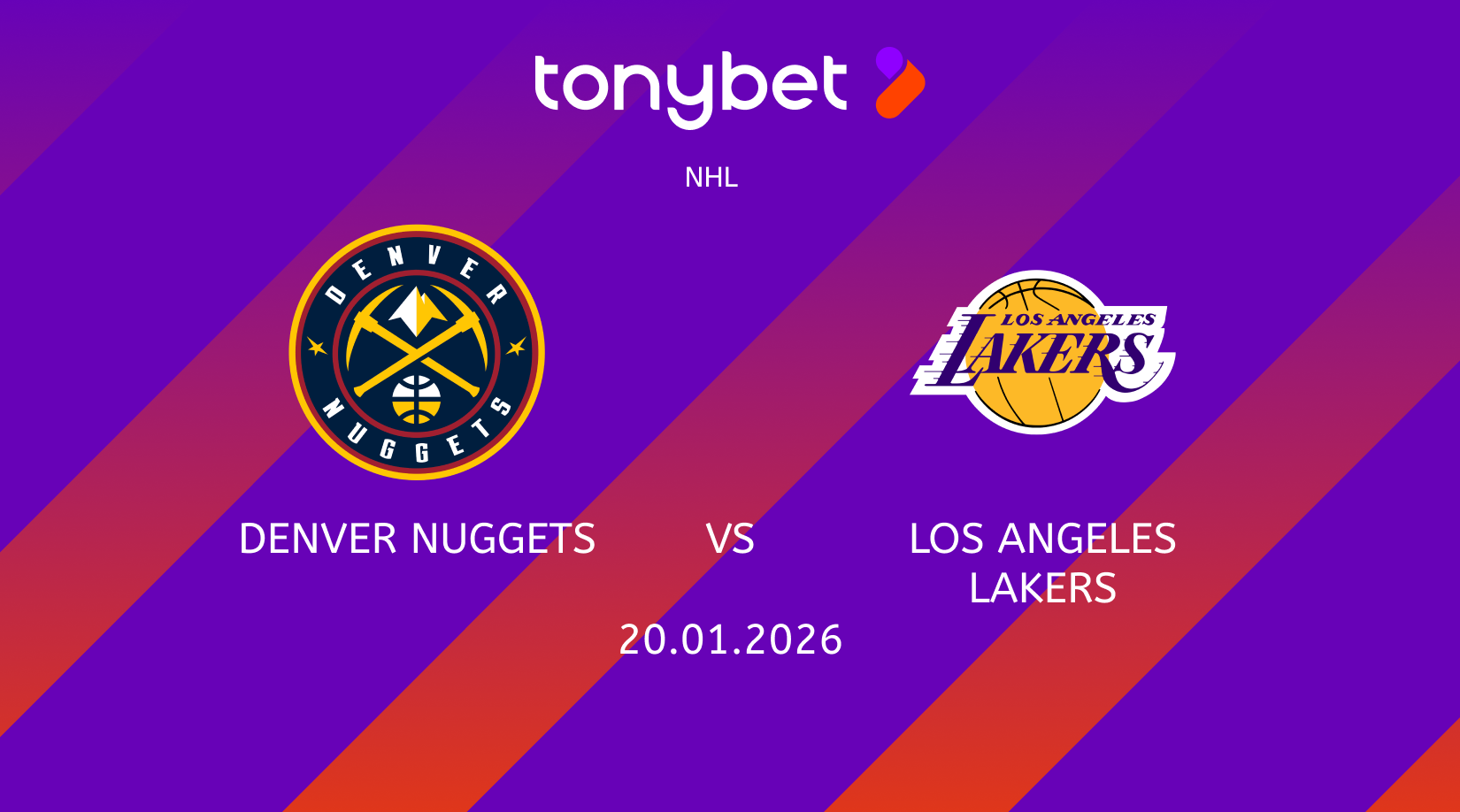 Denver Nuggets vs Los Angeles Lakers Prediction: Moneyline, Props & SGP (Jan 20)