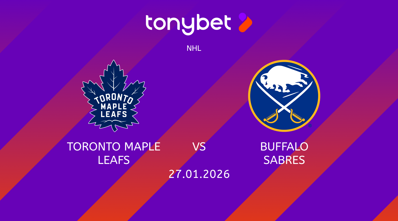 Toronto Maple Leafs vs Buffalo Sabres Prediction: Moneyline, Props & SGP (Jan 27)