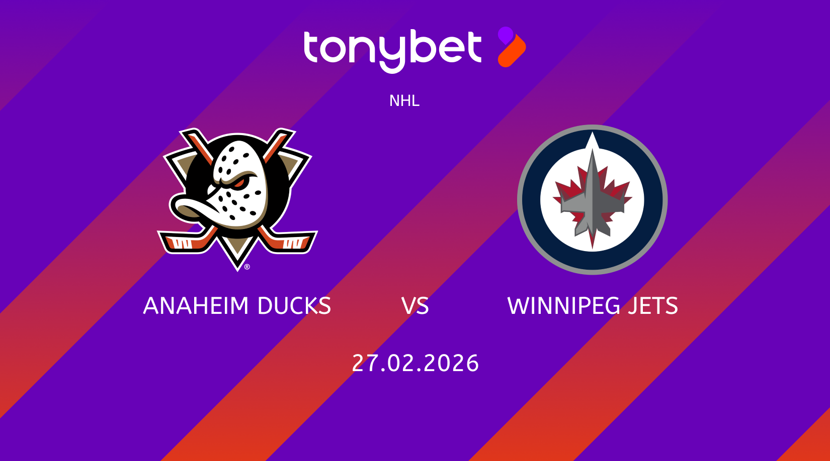 Anaheim Ducks vs Winnipeg Jets Prediction: Moneyline, Props & SGP (Feb 27)