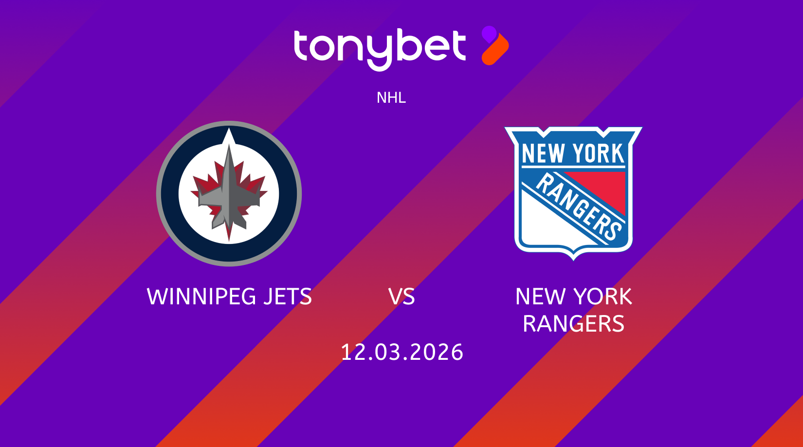 Winnipeg Jets vs New York Rangers Prediction: Moneyline, Props & SGP (March 12)