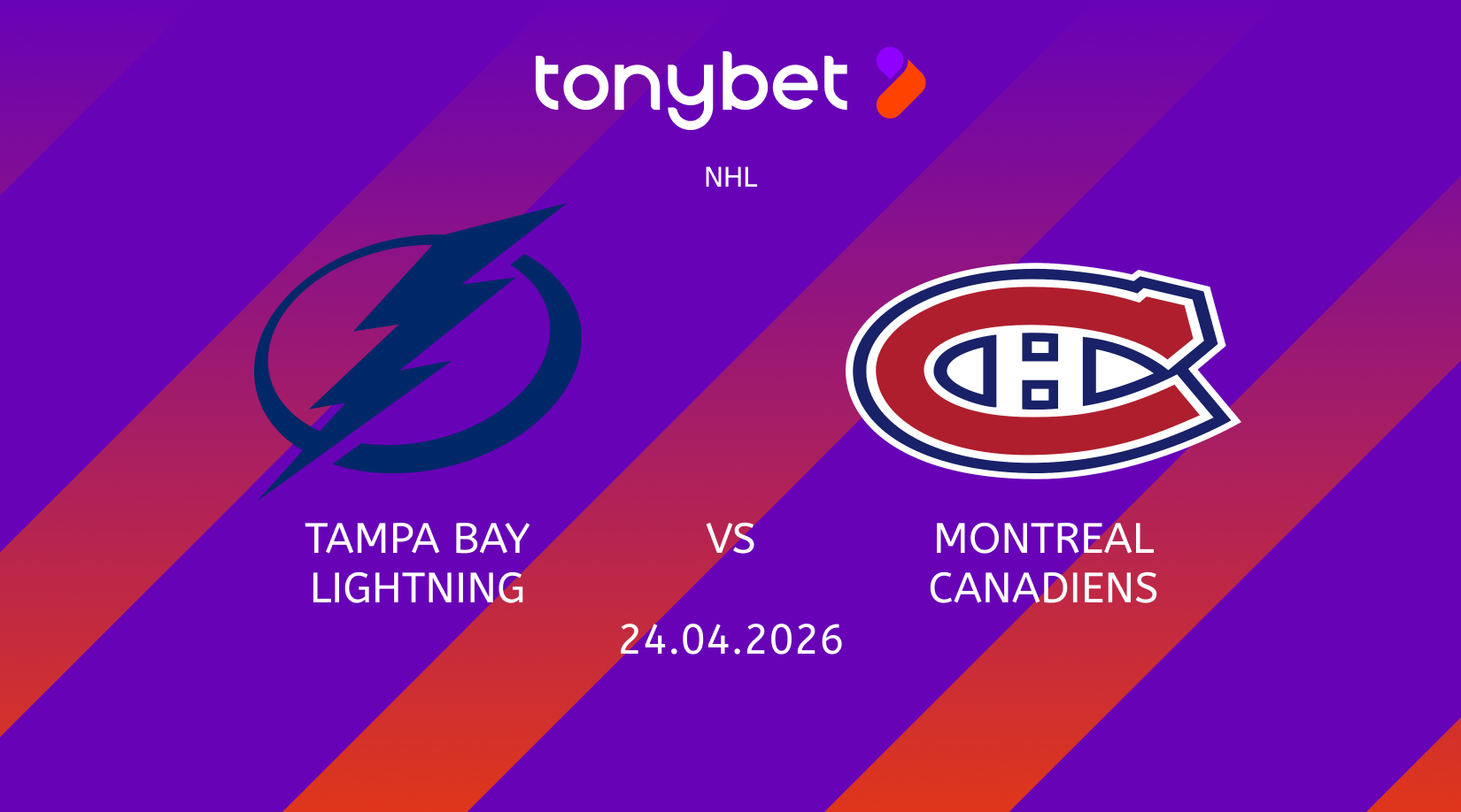 Tampa Bay Lightning vs Montreal Canadiens Prediction: Moneyline, Props & SGP (Apr 24)