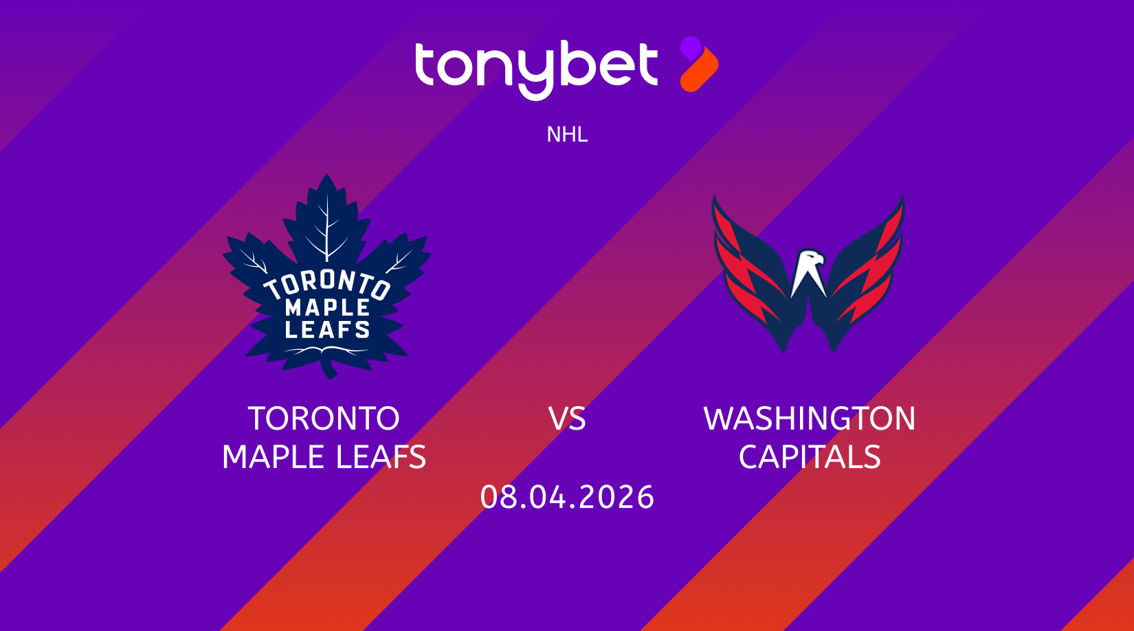 Toronto Maple Leafs vs Washington Capitals Prediction: Moneyline, Props & SGP (Apr 8)