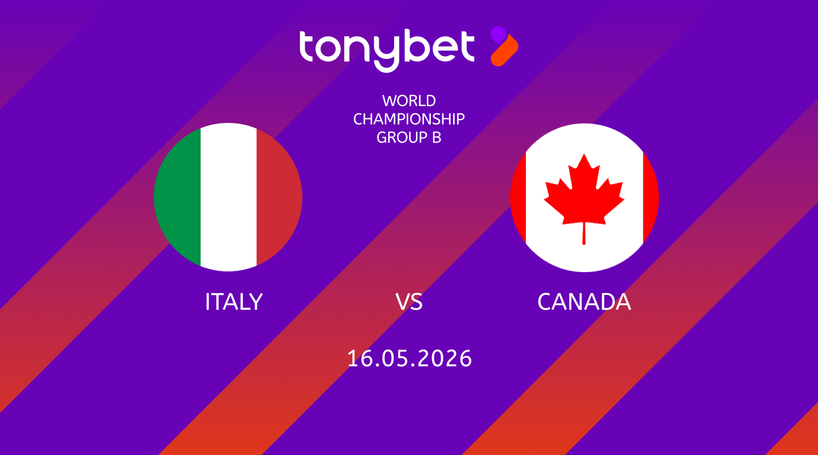 Italy vs Canada Prediction: Moneyline, Props & SGP (May 16)