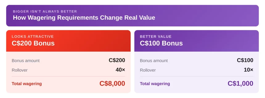 Calculating Real Bonus Value