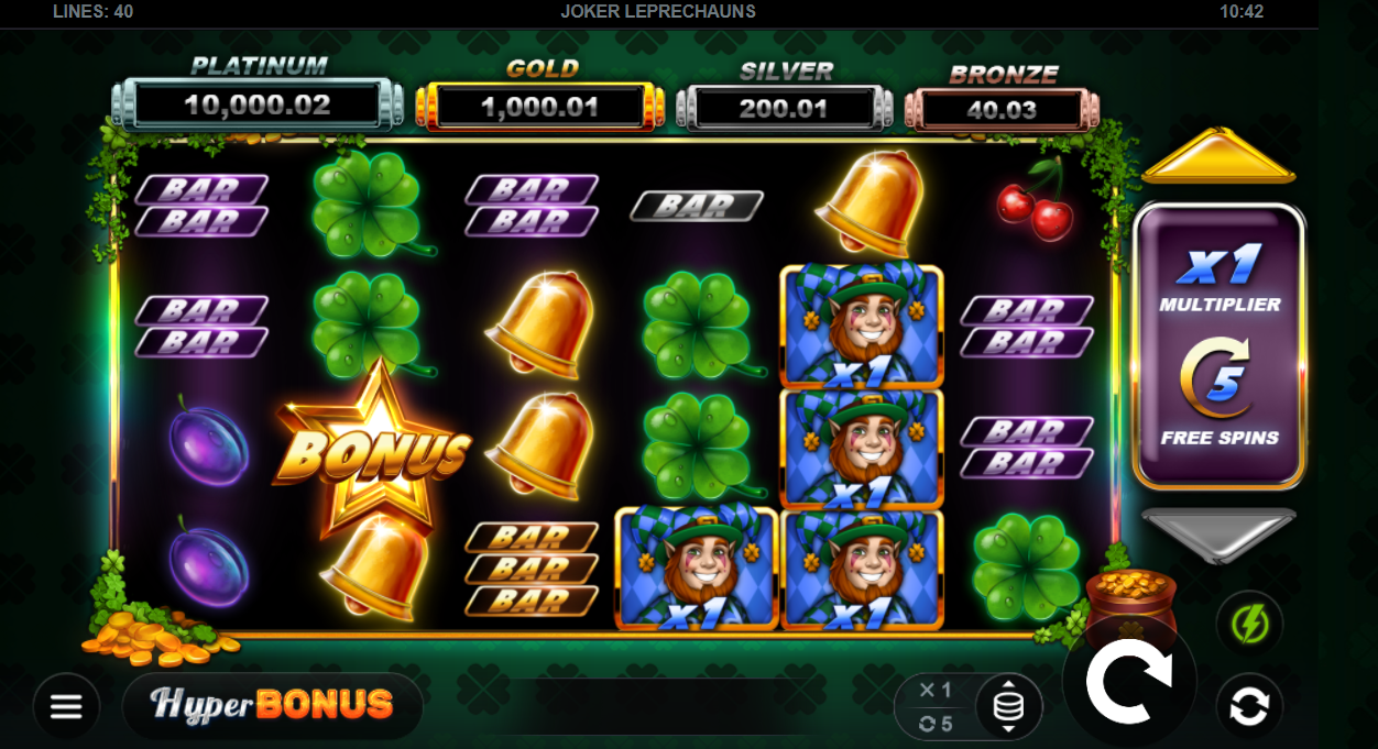 Screenshot of Joker Leprechauns Kalamba