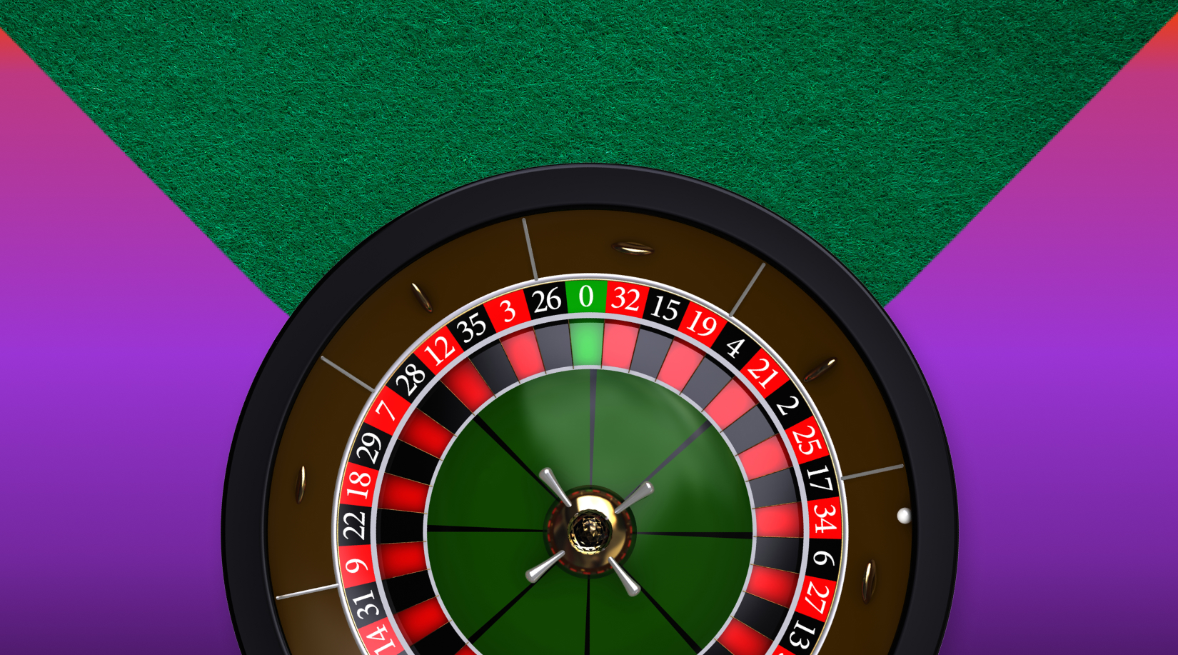 The importance of the green zero in roulette