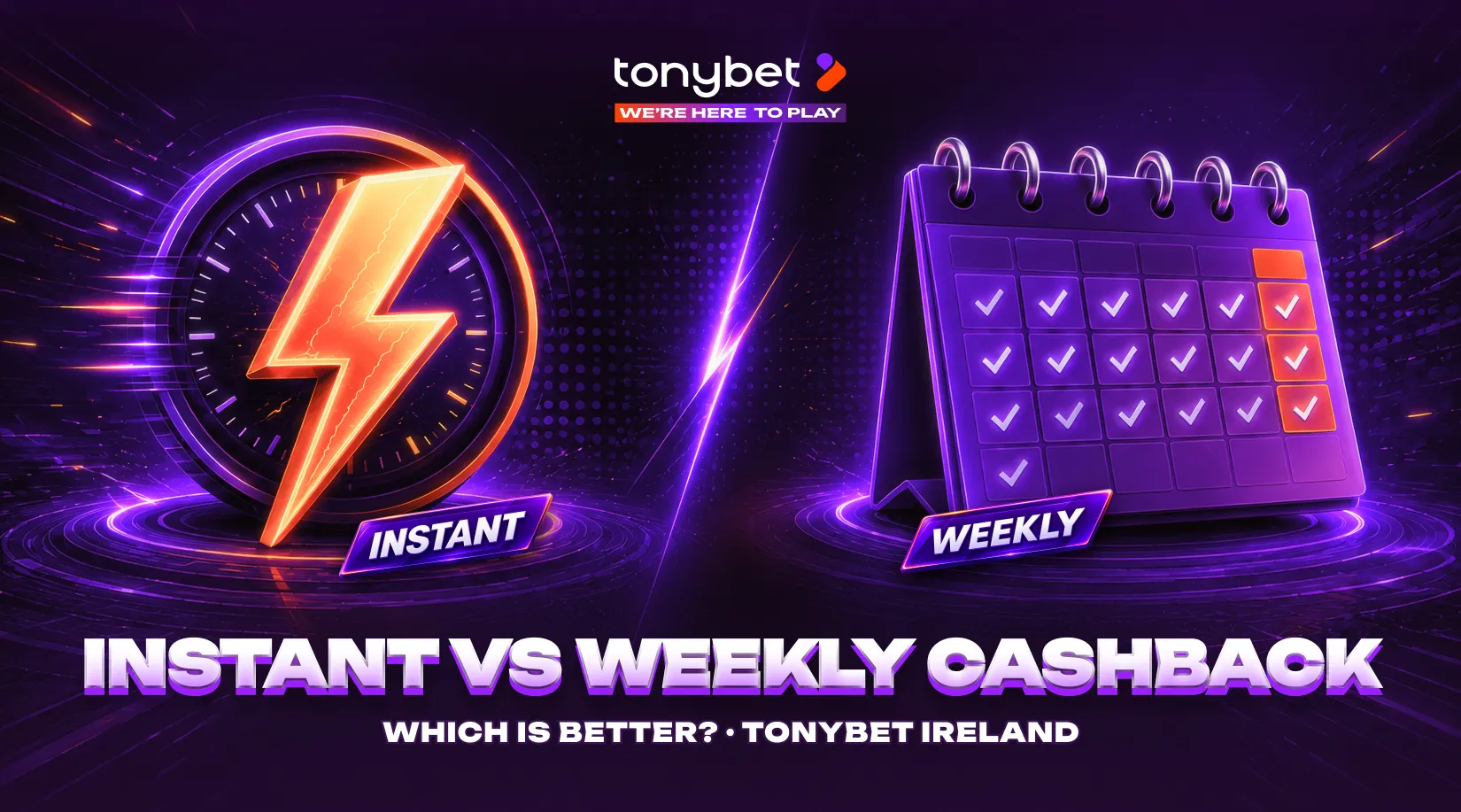 Instant Cashback vs Weekly Cashback: How Both Work and Which Suits You at TonyBet