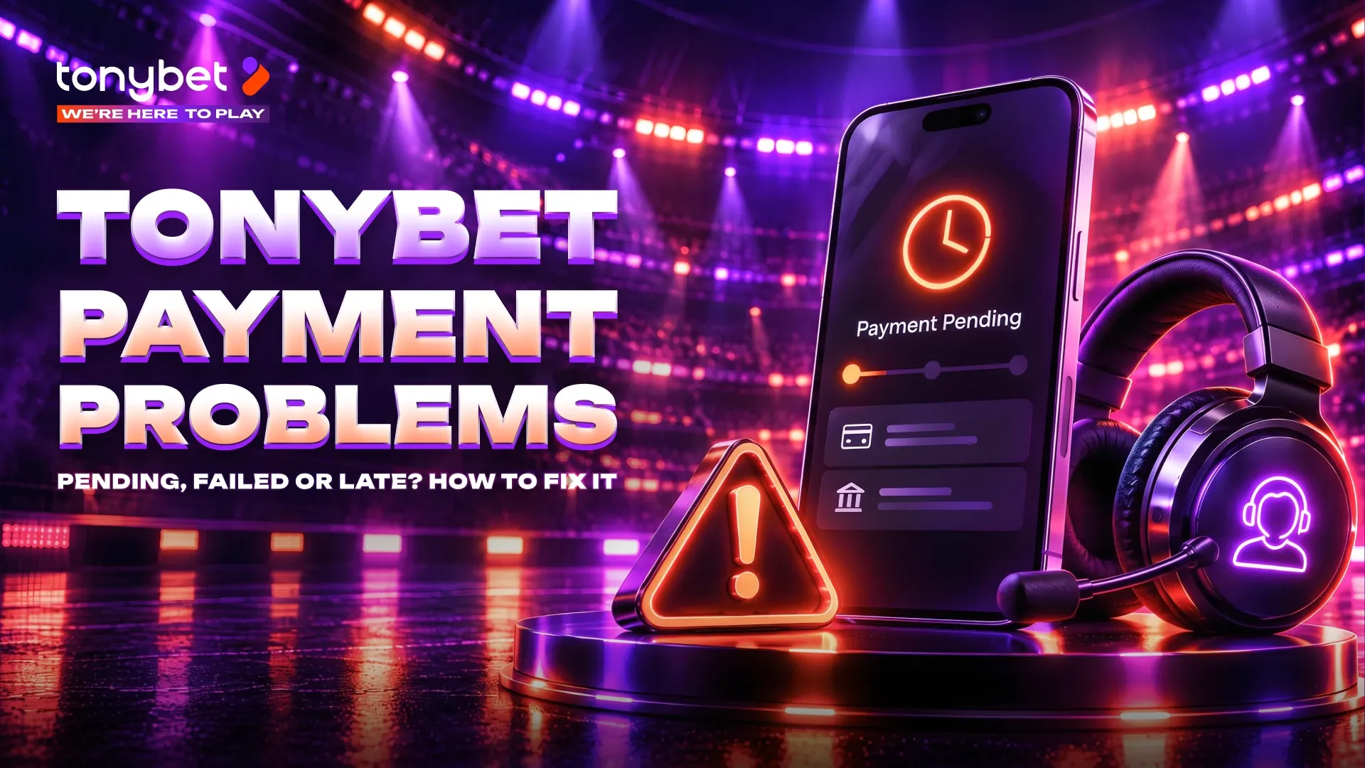 TonyBet Ireland Payment Problems: Fixing Stuck, Late or Failed Withdrawals and Deposits